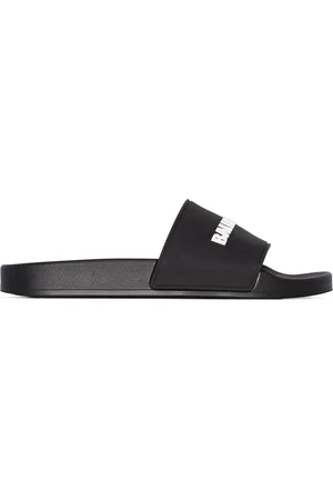 Balenciaga Logo Pool Slides