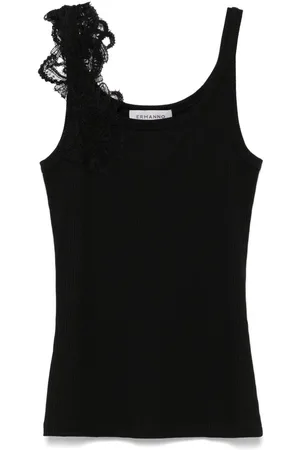 ERMANNO SCERVINO Lace Detail Tank Top