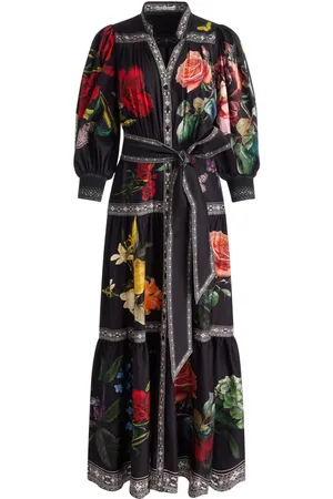 ALICE+OLIVIA Printed Long Dress