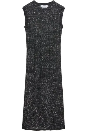 Msgm Long Knitted Dress