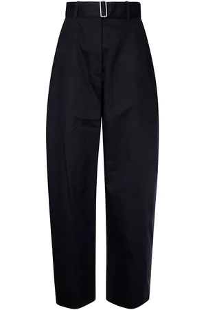STUDIO NICHOLSON Round Leg Cotton Trousers