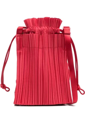 PLEATS PLEASE ISSEY MIYAKE Square Pelated Bucket Bag