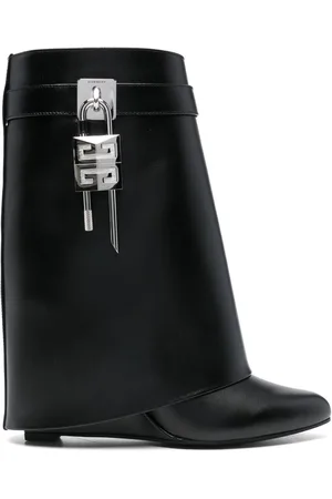 Givenchy Shark Lock Leather Boots