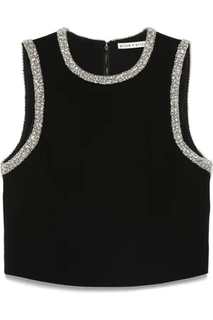 ALICE+OLIVIA Amal Cropped Top