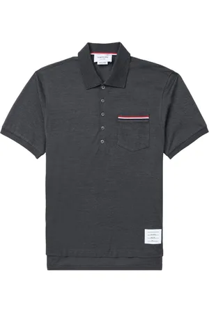 Thom Browne Rwb Cotton Polo Shirt