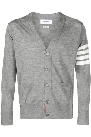 Thom Browne 4Bar Wool Cardigan
