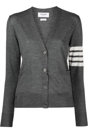 Thom Browne 4Bar Wool Cardigan