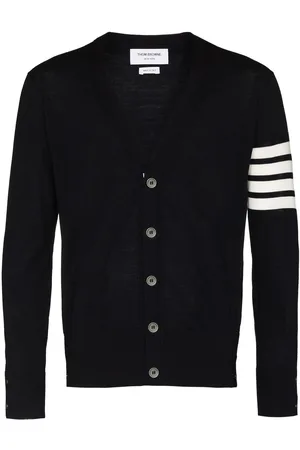 Thom Browne 4Bar Wool Cardigan