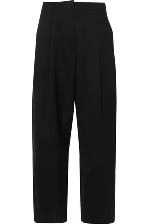 STUDIO NICHOLSON Wide Leg Cropped Trousers