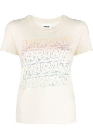 Marant Etoile Ziliani Logo Cotton T-Shirt