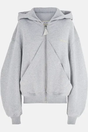 The Attico Melange grey and beige sweatshirt