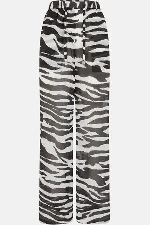 The Attico White and black long pant