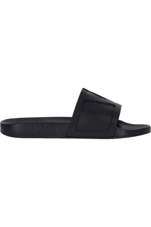サンダル VALENTINO GARAVANI Men Sandals Black 6Y2S0J93MYC 0NO Valentino Garavani Slippers and Clogs Men Leather Black | B