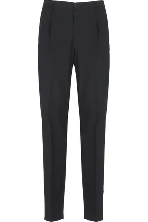 Incotex Dark Virgin Wool Trousers