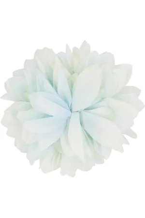 Gucci Layered Flower Silk Brooch With Signature Bee Emblem
