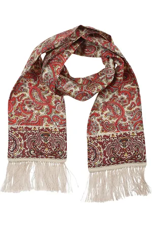 VALENTINO /Orange Bandeau Chamber Silk Scarf