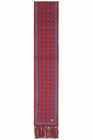 VALENTINO Intricate Patterned Silk Scarf