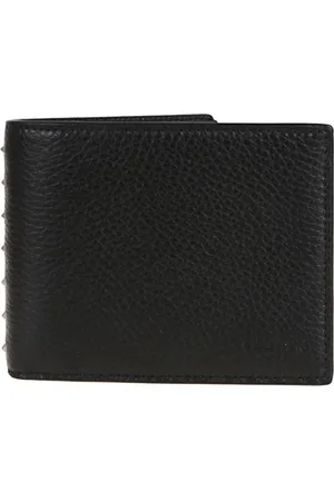 VALENTINO Rockstud Grained Calfskin Bifold Wallet