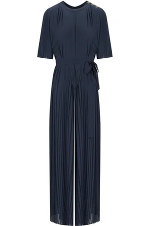 Twin-Set Dark Pleated Jumpsuit