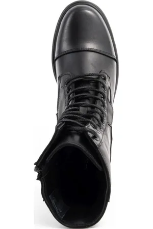 ブーツその他 Sergio Moretti Black Cow Leather Ankle Boots Sergio Moretti Boots- Sale