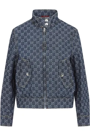 Gucci Classic Bomber Jacket With All-Over Logo Pattern