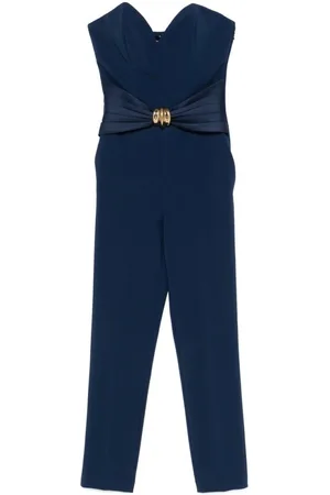 Elisabetta Franchi Fitted Jumpsuit With Sweetheart Neckline