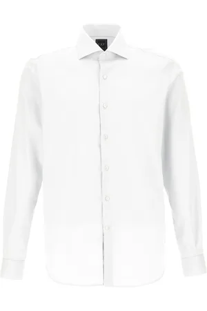 FAY Classic Long-Sleeved Shirt With Structured Collar