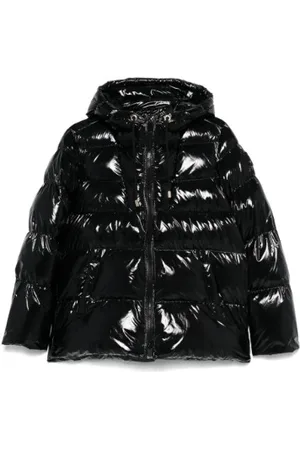 ダウンジャケット・コート PINKO FW25 Jackets (101597 A2P7Z99) Pinko Eleodoro shiny nylon pea jacket for women 101597a11k