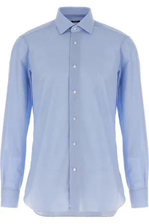 BARBA Honeycomb Cotton Shirt