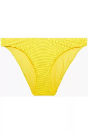 Seafolly Women Bikini Bottoms - Ribbed low-rise bikini briefs - - UK 10