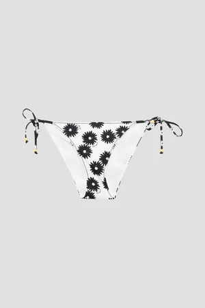 Stella McCartney Women Bikini Bottoms - Linda floral-print low-rise bikini briefs - - L