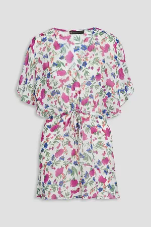 Vix Paula Hermanny Women Beachwear - Clover Callie floral-print chiffon kaftan - - L