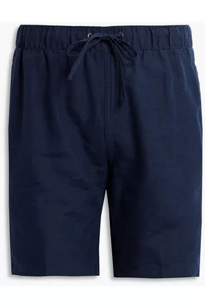 ONIA Women Swim Shorts - Linen-blend shorts - Blue - L