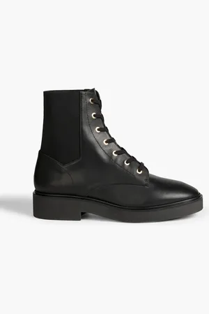 Stuart Weitzman Henley leather combat boots - - EU 40.5
