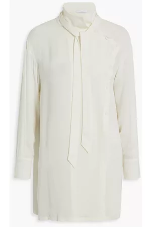 Fabiana Filippi Women Blouses - Silk-blend crepe blouse - White - IT 40