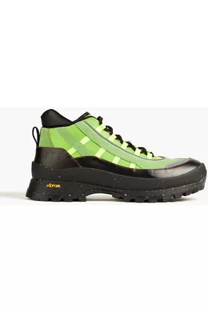 McQ Leather and suede hiking boots - Green - EU 38