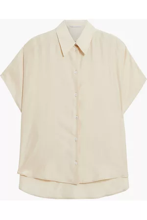 Stella McCartney Women Blouses - Washed-silk blouse - Neutral - IT 38