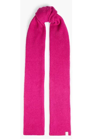 RAG&BONE Addie ribbed cashmere scarf - Purple - OneSize