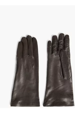 Fabiana Filippi Women Gloves - Embellished leather gloves - Gray - S