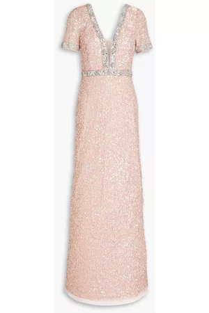 Aidan Mattox Women Evening dresses - Embellished tulle gown - Pink - US 2