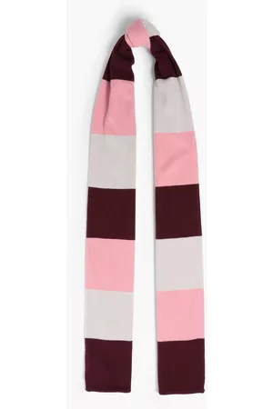 Chinti & Parker Striped wool and cashmere-blend scarf - Pink - OneSize