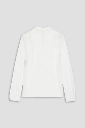 VALENTINO Women Blouses - Pintucked tulle blouse - - IT 42