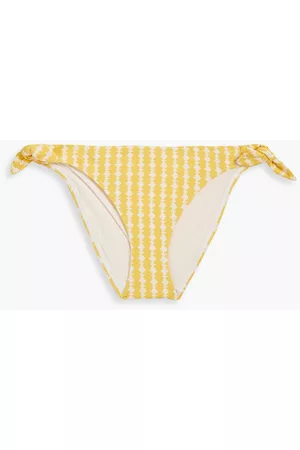 Lemlem Women Bikini Bottoms - Zala stretch-jacquard low-rise bikini briefs - - S