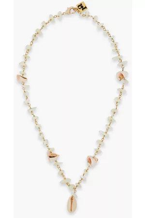 ROSANTICA Gold-tone, shell and bead necklace - White - OneSize