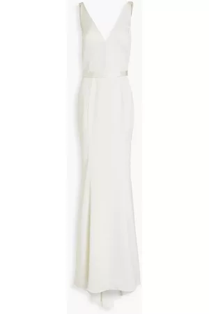 Catherine Deane Women Evening dresses - Livvy belted satin bridal gown - White - UK 8