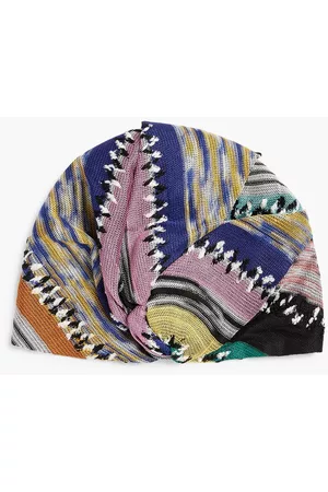 Missoni Women Beanies - Twisted crochet-knit turban - - L