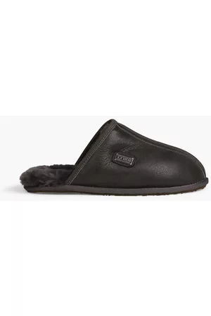 Australia Luxe Collective Shearling-lined leather slippers - - L