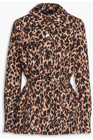 RACIL Women Jackets - Leopard-print cotton-blend jacket - - FR 34