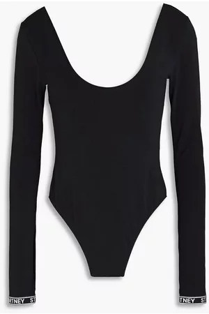 Stella McCartney Women Lingerie Bodies - Ivy Chatting stretch-cotton bodysuit - - L