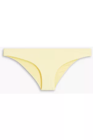 Melissa Odabash Women Bikini Bottoms - Toulouse ribbed low-rise bikini briefs - Yellow - IT 46